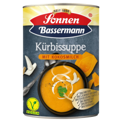 Sonnen Bassermann Kürbissuppe mit Kokosmilch vegan