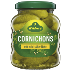 Kühne Süße Cornichons mild-süß