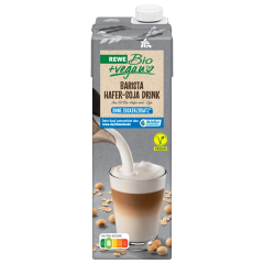 REWE Bio + vegan Barista Hafer-Soja Drink