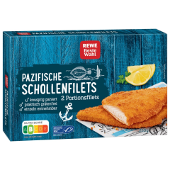 REWE Beste Wahl Pazifische Schollenfilets 2x125g,