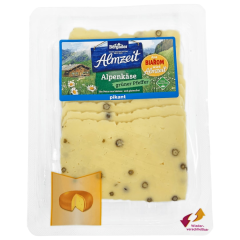 Bergader Almzeit Alpenkäse grüner Pfeffer pikant